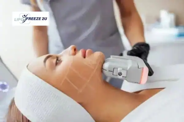 image of HIFU Warwickshire treatment in progress.