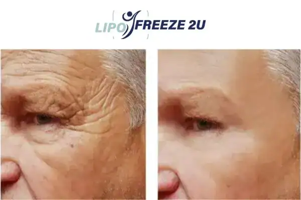 Mens before and after Morpheus 8 Warwickshire results.
