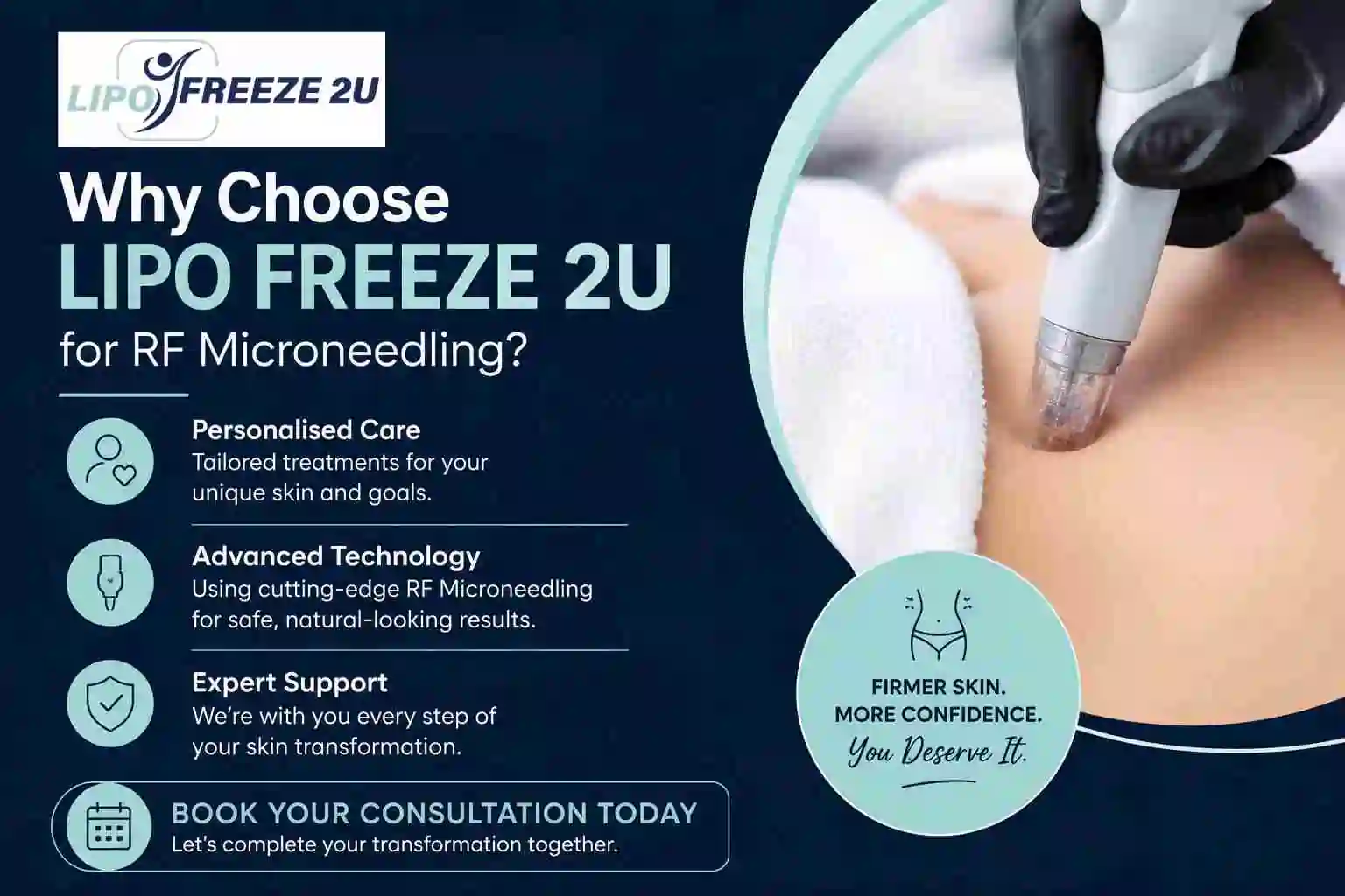 Why Choose LIPO FREEZE 2U for RF Microneedling Warwickshire?