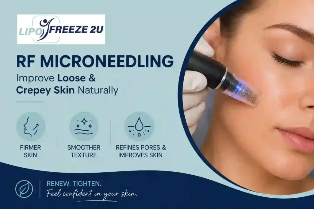 Can RF Microneedling Help Improve Loose and Crepey Skin Warwickshire?